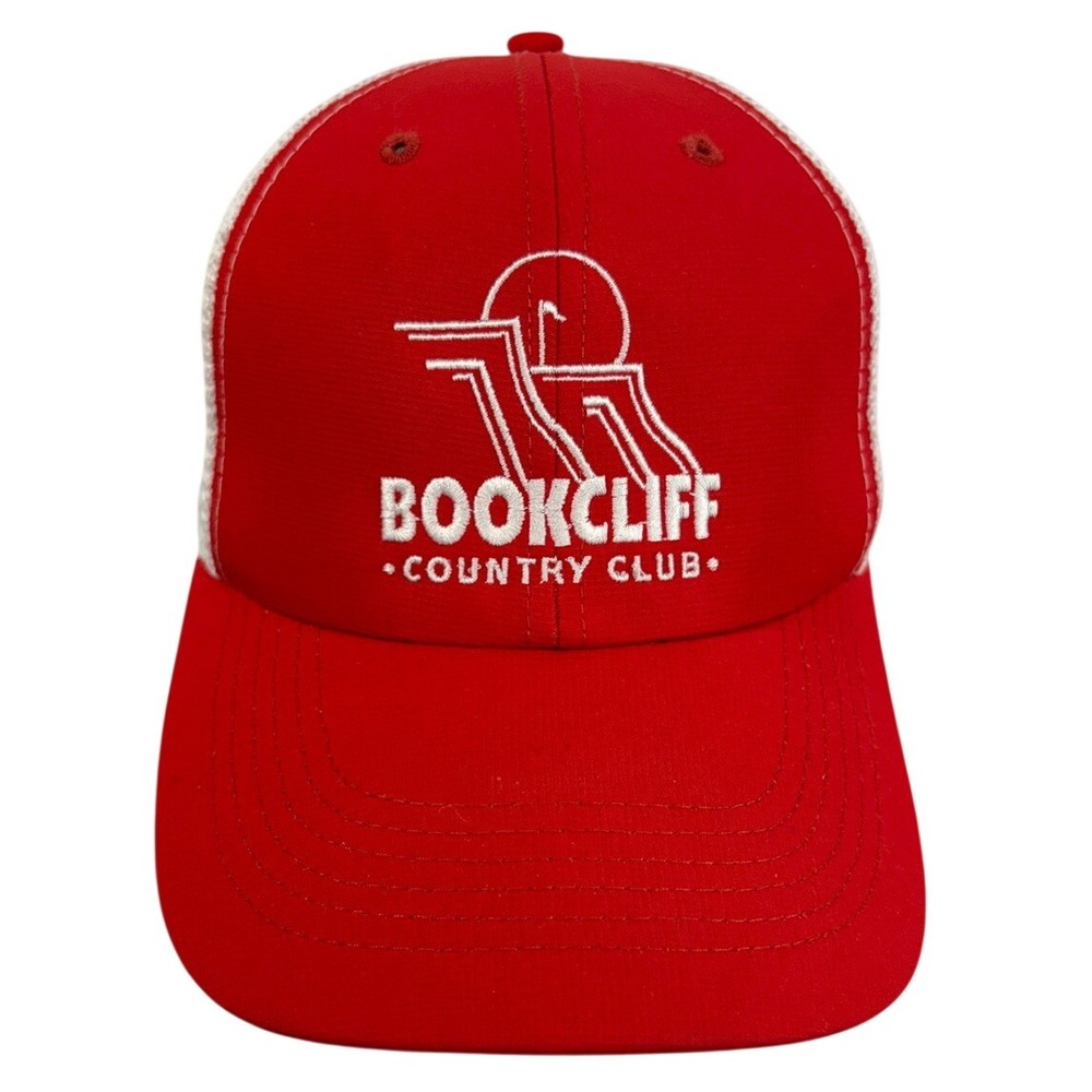 Imperial Bookcliff Country Club Trucker Hat Red White Snapback Cap X210SM